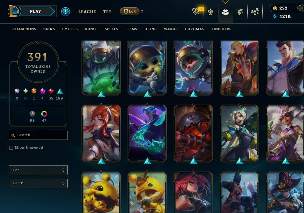 👑(EUW) SILVER II(100% WR, SUPER HIGH ELO) 🚀391 SKIN