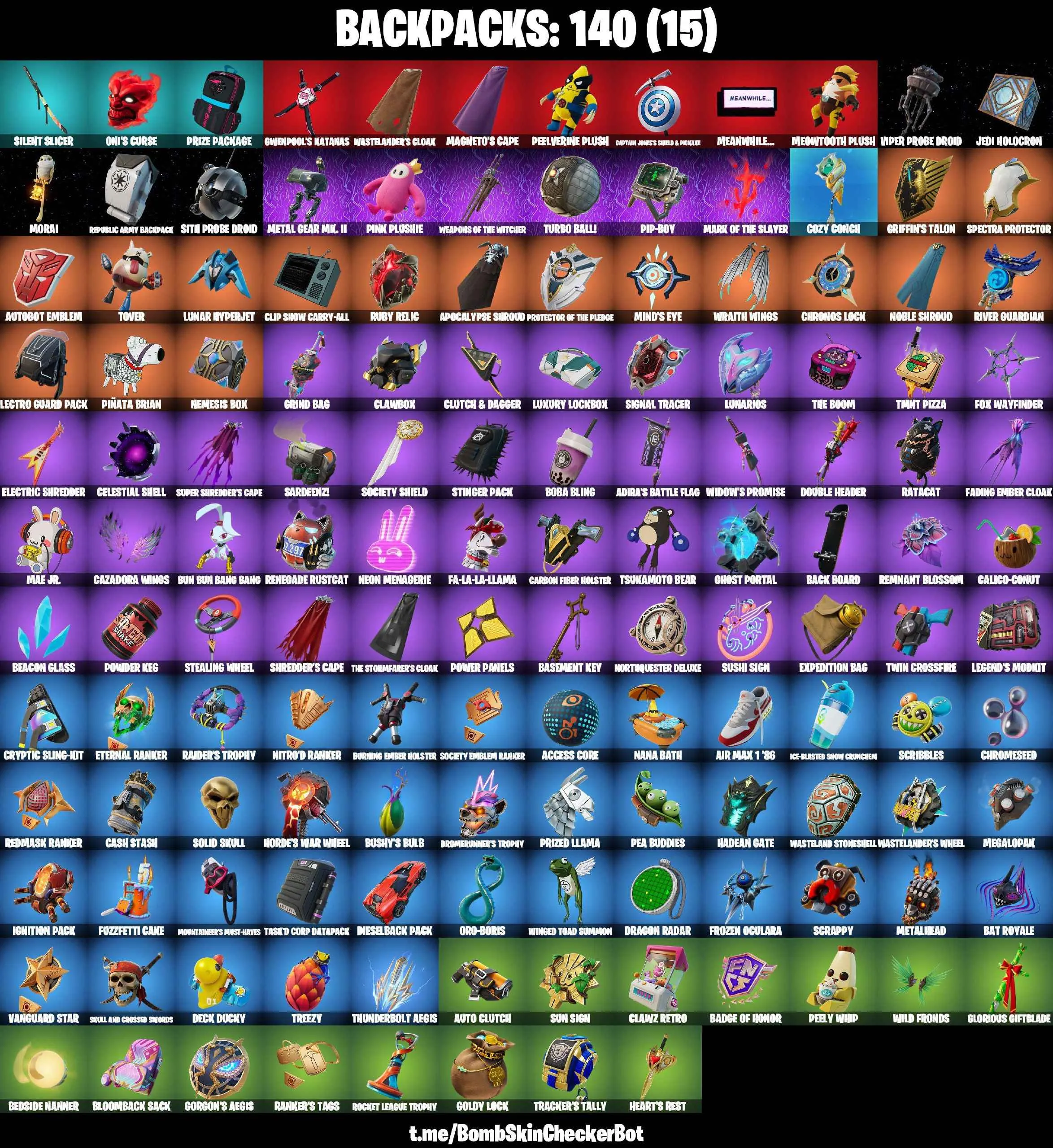 ❤️111 SKINS❤️YUJI ITADORI❤️STREETWEAR YUJI ITADORI❤️GET GRIDDY❤️BACKLASH❤️SKULL TROOPER❤️SPIDER-GWEN STACY❤️CLONE TROOPER❤️AHSOKAS CLONE TROOPER❤️WOLF PACK TROOPER❤️ANAKIN SKYWALKER❤️DARTH MAUL❤️AHSOKAS TANO❤️DARTH VADER❤️CORUSCANT GUARD❤️ERA(MAX)❤️
