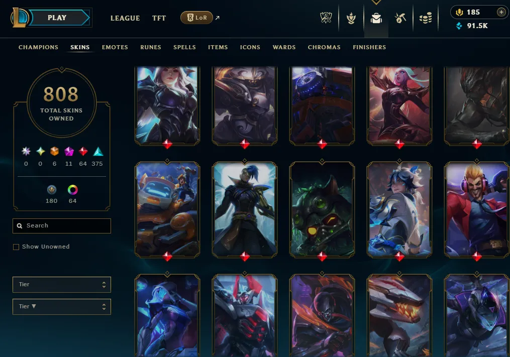 👑(EUW) GOLD IV (100% WR, HIGH ELO) 🚀800+ SKIN