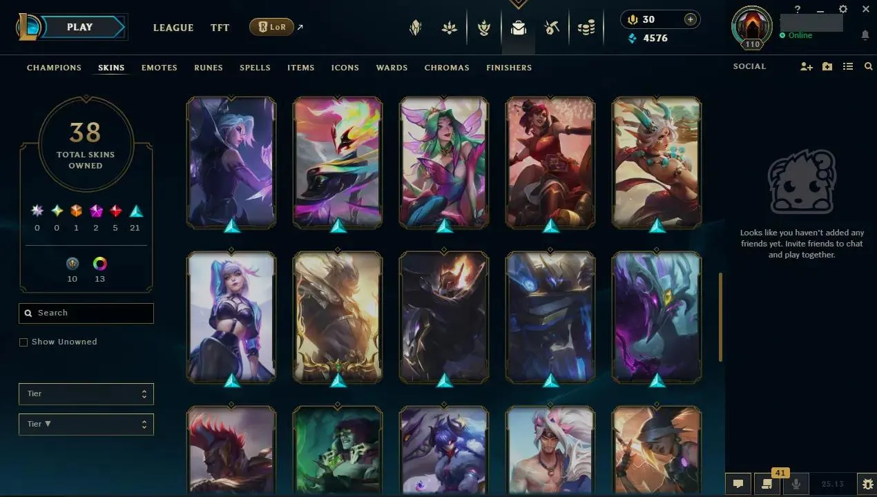 ✨ EUW ⭐ Handlevel ⚡ Emerald IV (96 LP) ♟️ Champs: 82  🎨 Skins: 38 ⭐ LV: 110 💰 BE: 4576 ♾️ Lifetime Ownership 📧 Full Email Access 👑 High Quality Riot Account #KTO