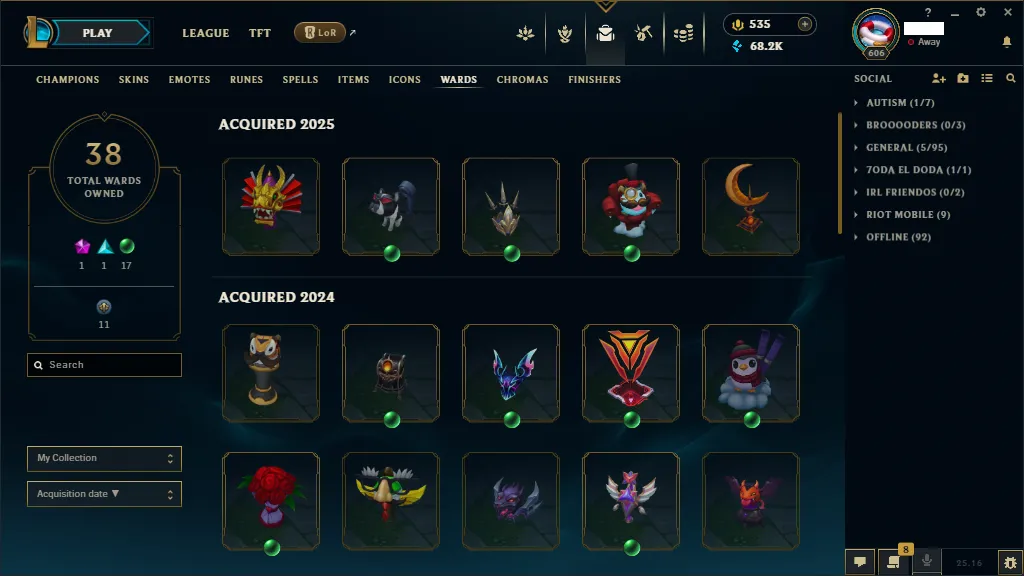 🏆 EUNE New Season⌛ Master 4 +50 LP 🚀  level 606⌛FULL Champ 💯 +236 SKIN🚀+60 k Blue Essence 🏆 Recovery Info ✅ 