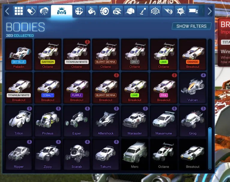 STOCK692 //TW Octane Fennec Luxury Inventory – 200+ Bodies, Apex & Aero Mage Wheels, Black/TW Tactical Nuke (K)