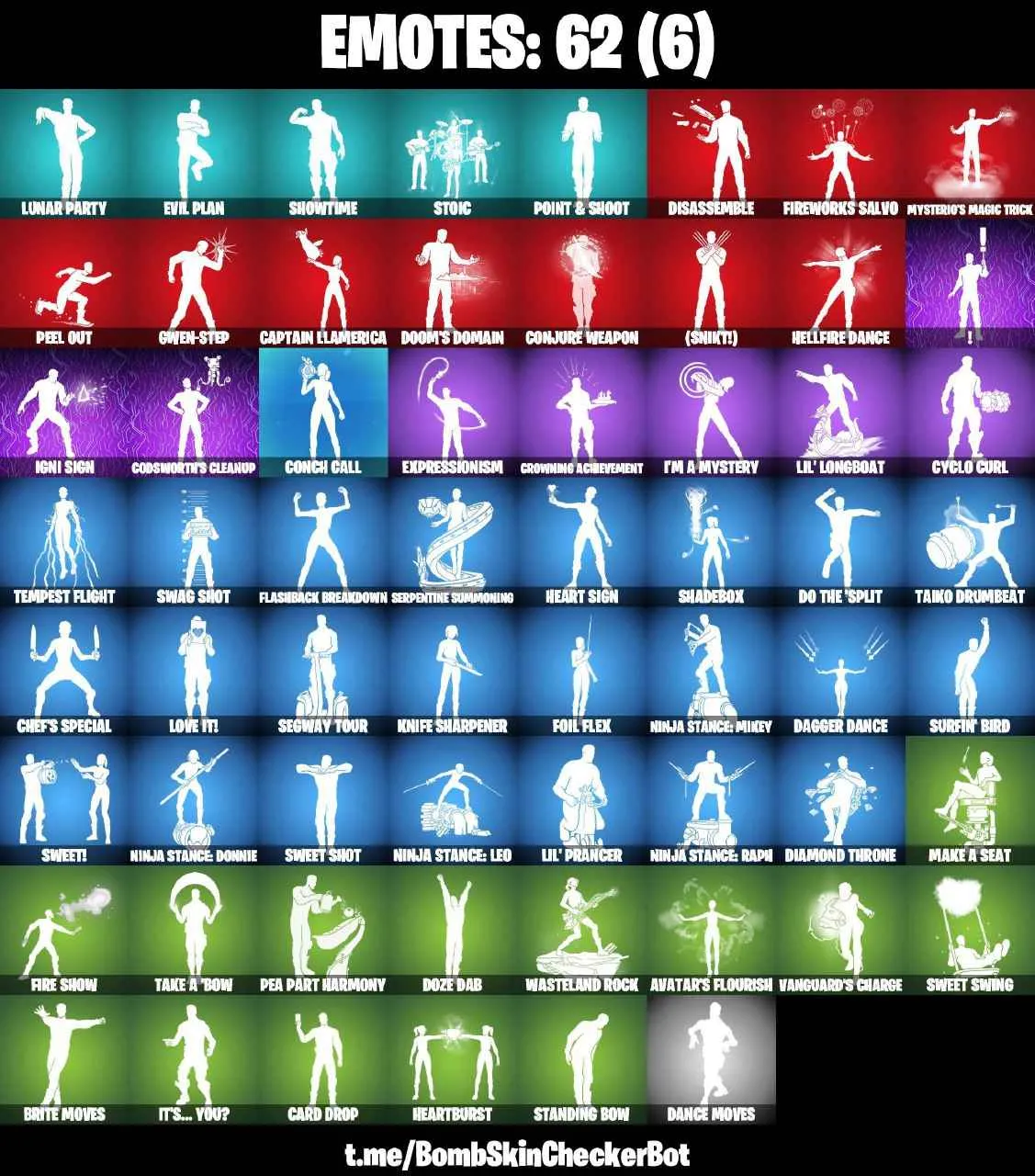 ❤️63 SKINS❤️SKULL TROOPER❤️RAVENPOOL❤️TSUKI 2.0❤️REVERIE❤️AURA❤️POTASSIUS PEELS❤️HOPE❤️MEDUSA❤️APHRODITE❤️RUNWAY RACER❤️PEELVERINE(MAX)❤️EVIL PLAN❤️CAN PLAY ON PSN❤️XBOX❤️PC❤️NINTENDO❤️MOBILE❤️100 VBUCKS❤️FULL EMAIL ACCESS❤️