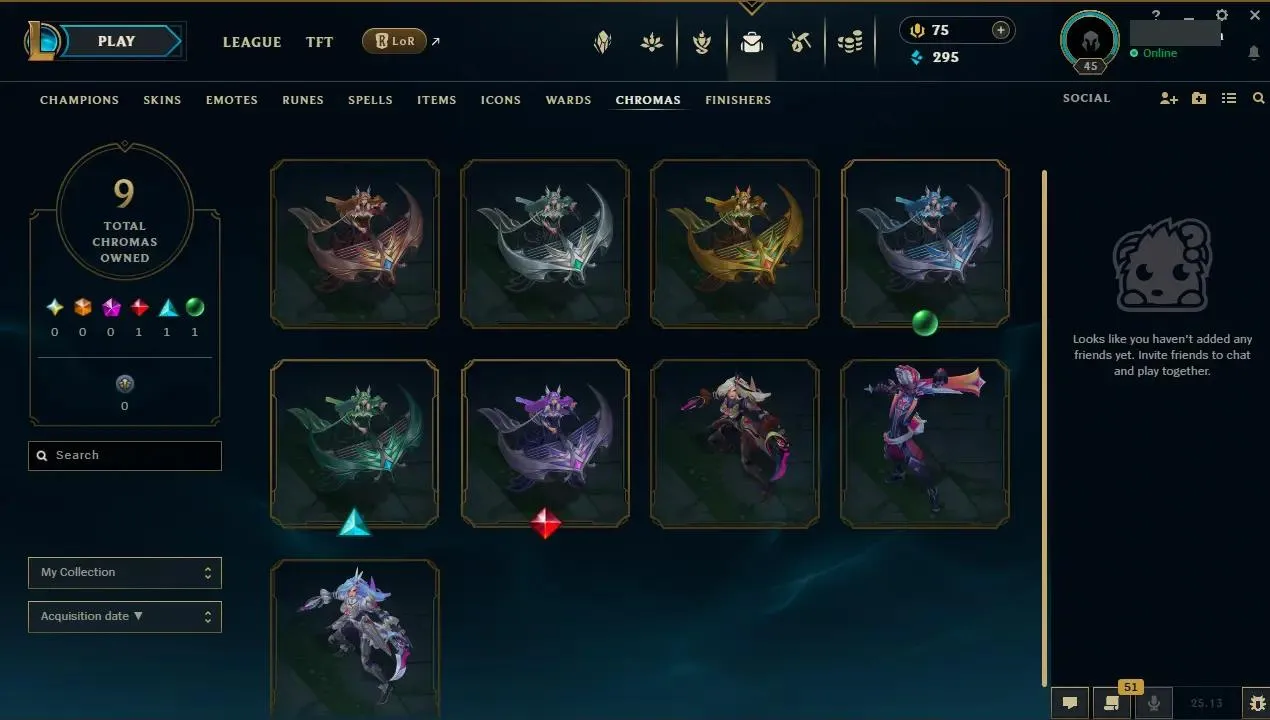 ✨ EUW ⭐ Handlevel  ✨ Battle Queen Katarina & More ⚡ Emerald IV (50 LP)  🎨 Skins: 7 ♾️ Lifetime Ownership 📧 Full Email Access 👑 High Quality Riot Account #ZLA