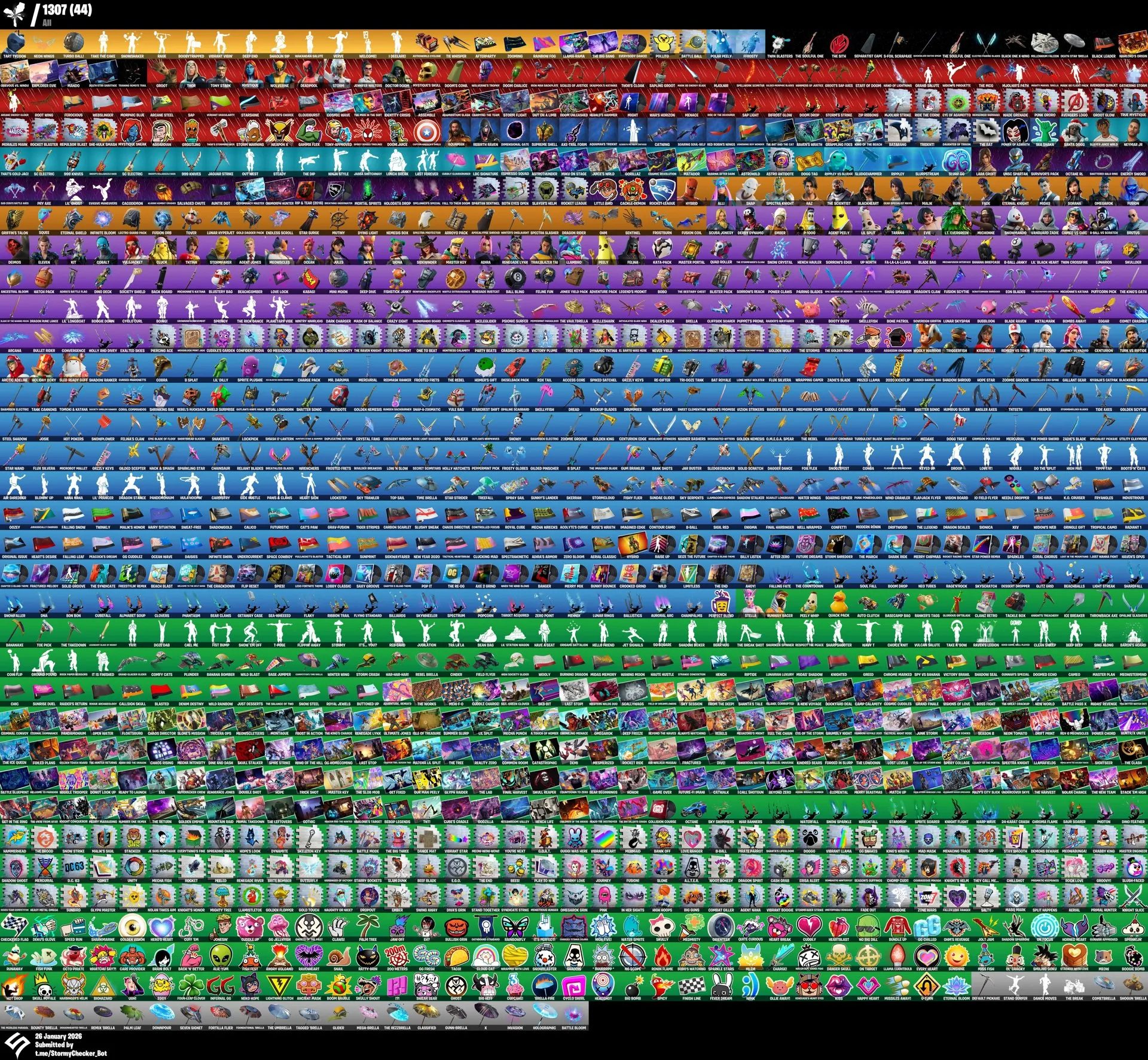 (PC  XBOX) 84 Skins 🎮 Gold Midas 👑 Tart Tycoon 💼 Lara Croft 🏹 Stella ✨ Michonne ⚔️ Peely 🍌 Skye 🌌 Eleven 🔮 Cobalt 🧊 Ember 🔥 Welder 🔧 Best Main 🎩 Full Email Access