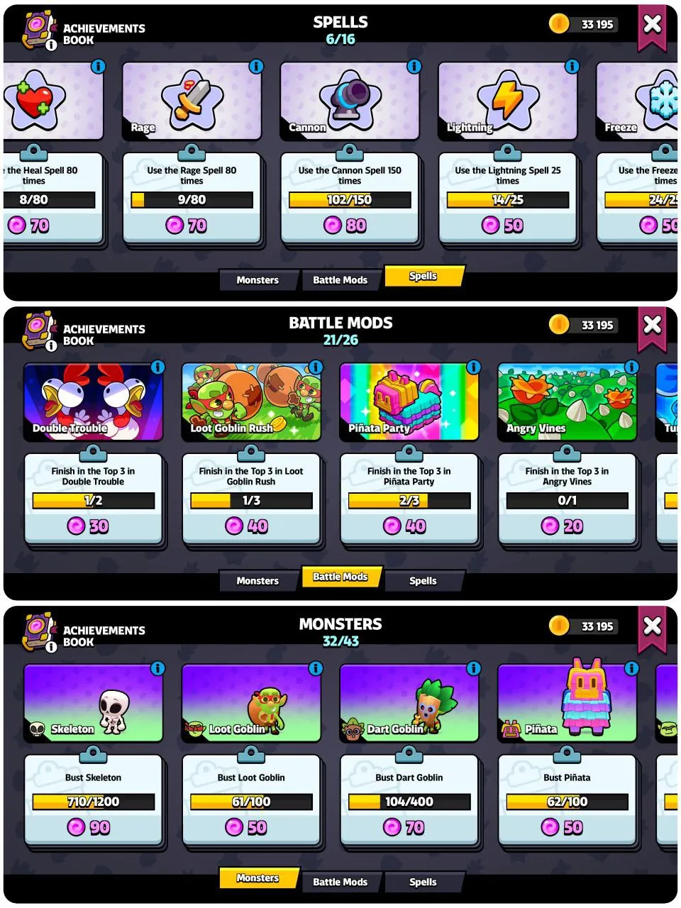 [KS] 18 XP LVL SQUAD JOURNEY 61 18 SQUADS 31 EMOTES 21BATTLE MODS 32 MONSTERS 6 SPELL
