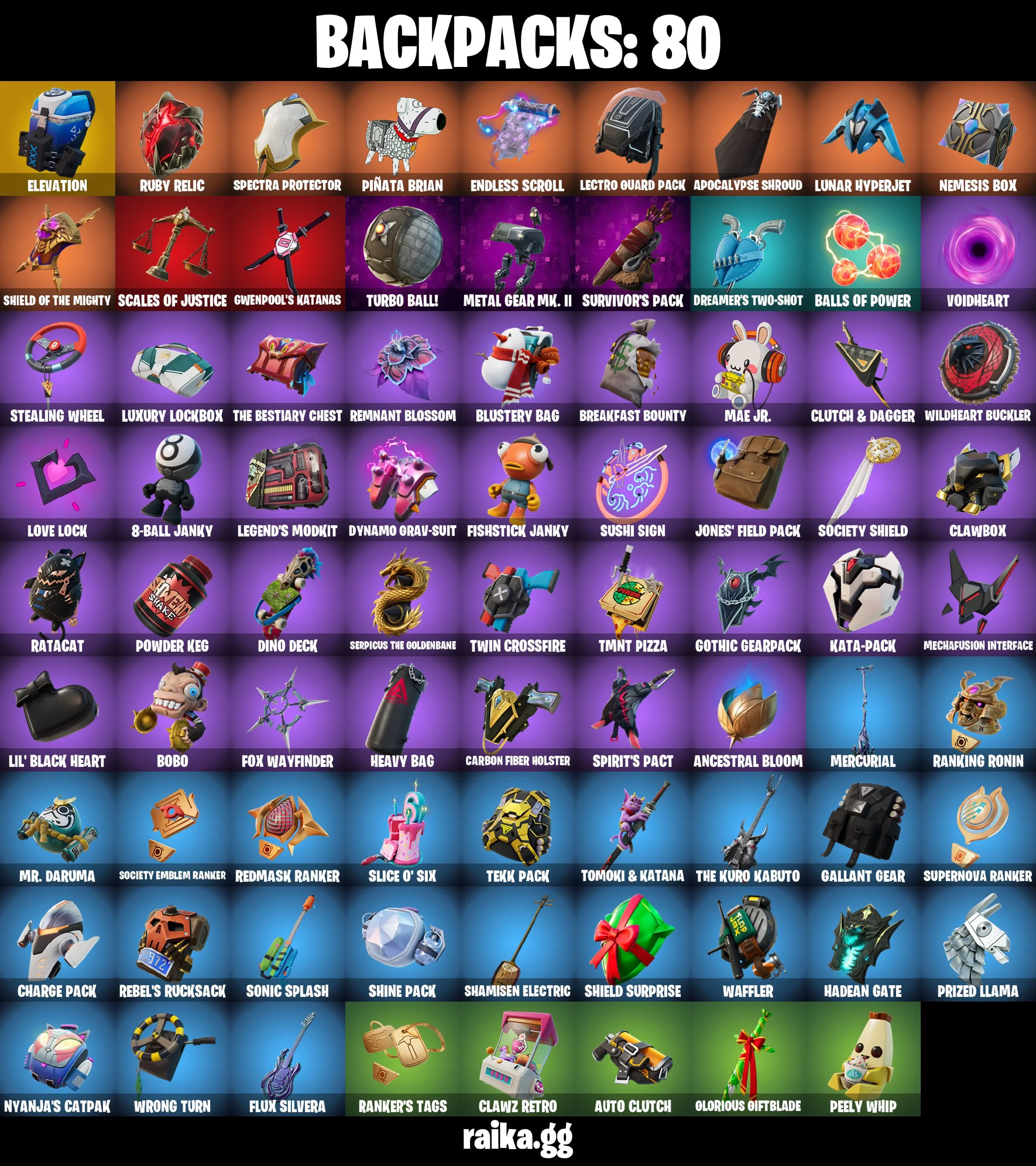 🔥44 skins🔥Lara Croft (Gold)🔥Reaper🔥Pitch Patroller🔥Cloud Striker🔥Predator🔥Menace🔥Peter Griffin🔥Snap🔥Skull Ranger🔥Old Snake