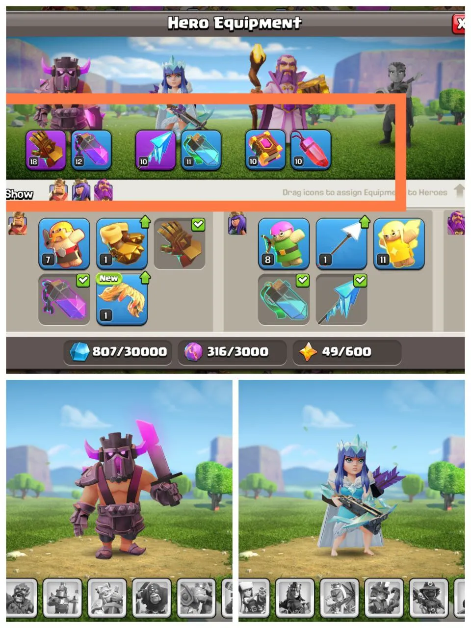 TH12 SEMI MAXX | GG LVL 18 | FA LVL 10 | 2530 RAID MEDALS | 215 CWL MEDALS | LEGEND TOUCHED | INSTANT DELIVERY