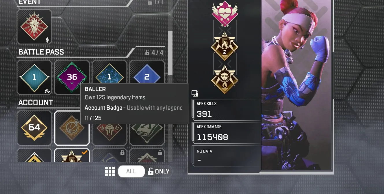 AP681 64 Level | Gold 4 Season 27 Split 2 | 11 Legendary Items | Revenant Octane Open | OG Skins | Badges Lifeline 3000 Damage Win Streak 4/4 