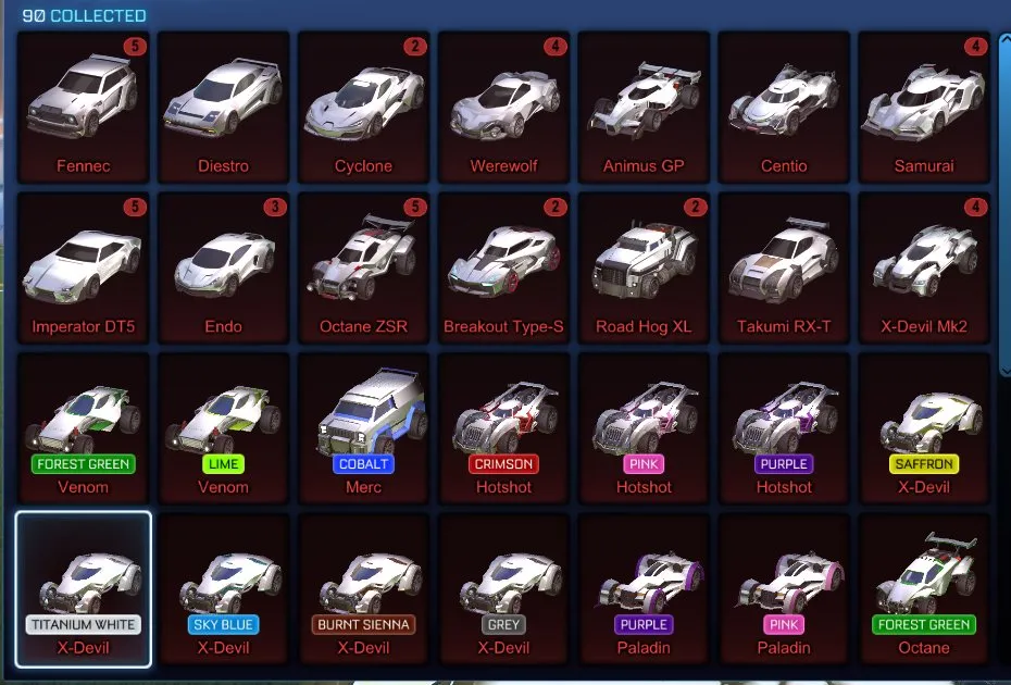 STOCK588 //Fennec, 45+ Black Markets, 350+ Reward Drops, Premium Painted Cars