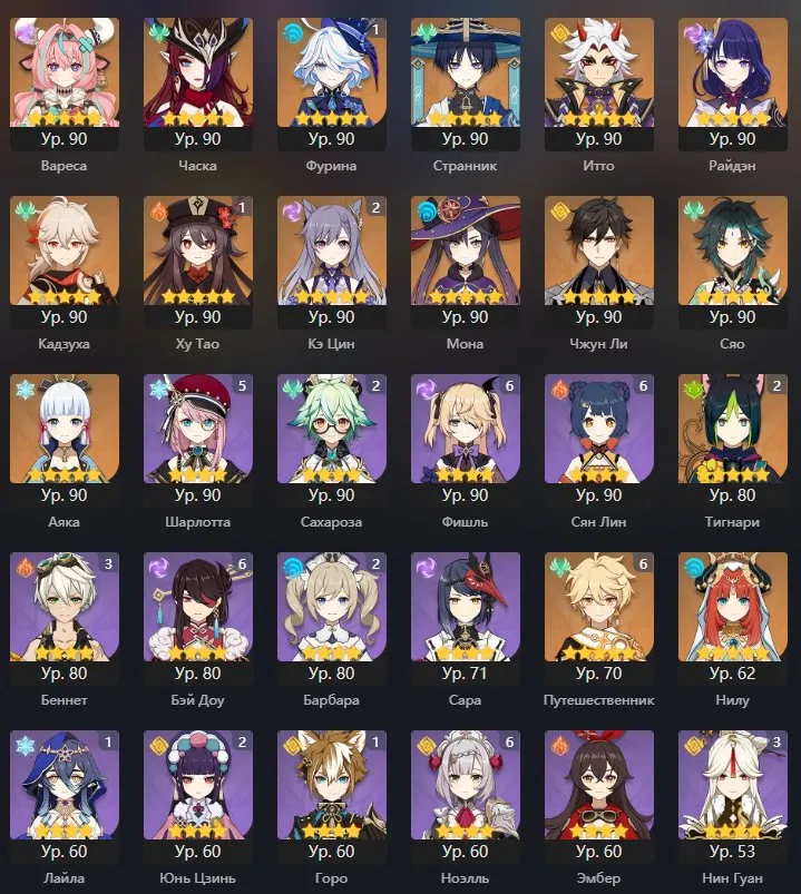 ZZZ52 // High-Level Europe Account: Many Maxed Characters & Weapons, 47 Inter-Knot, Top Inventory