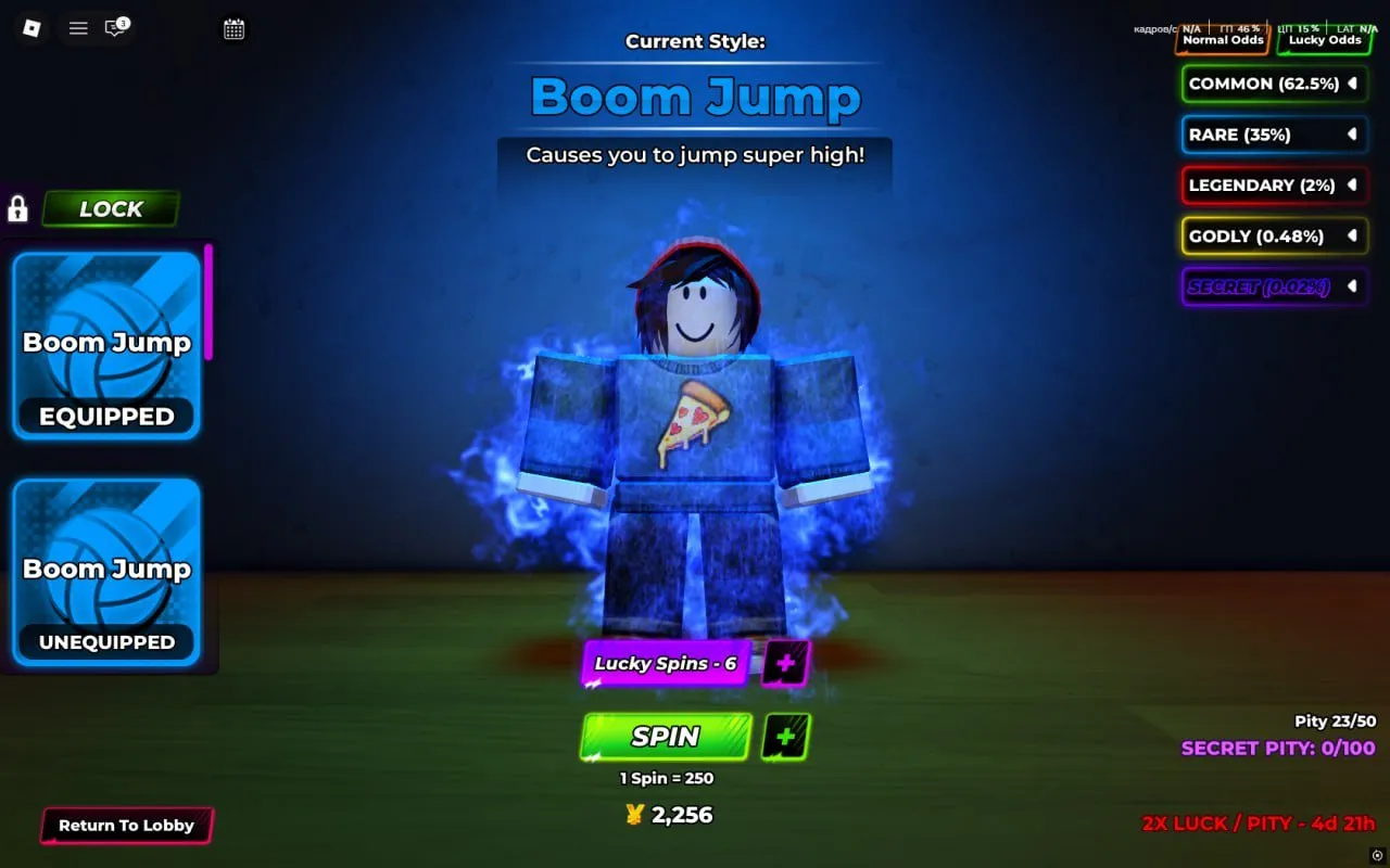 RBL3113 15 Level star Jinko Secret Style star Timeskip Hinto Secret Style star Hakka Ultra Secret Style 6 Ability Luck Spins Account (G)