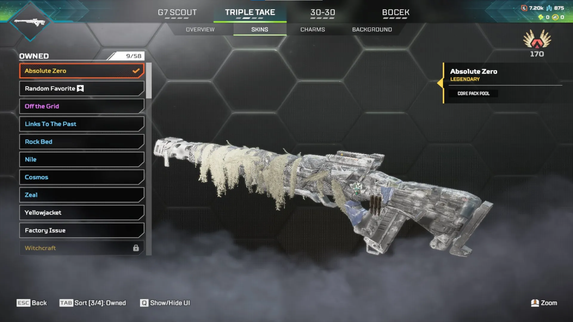 AP640 High Level 295 Account with 52 Legendary Items, 7k+ Coins, 875 Crafting Metals, 1500 Kills