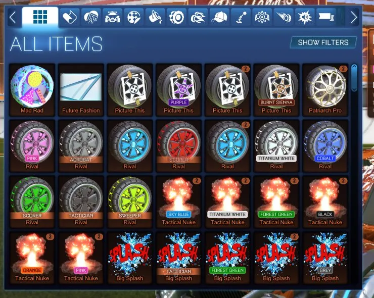 STOCK692 //TW Octane Fennec Luxury Inventory – 200+ Bodies, Apex & Aero Mage Wheels, Black/TW Tactical Nuke (K)