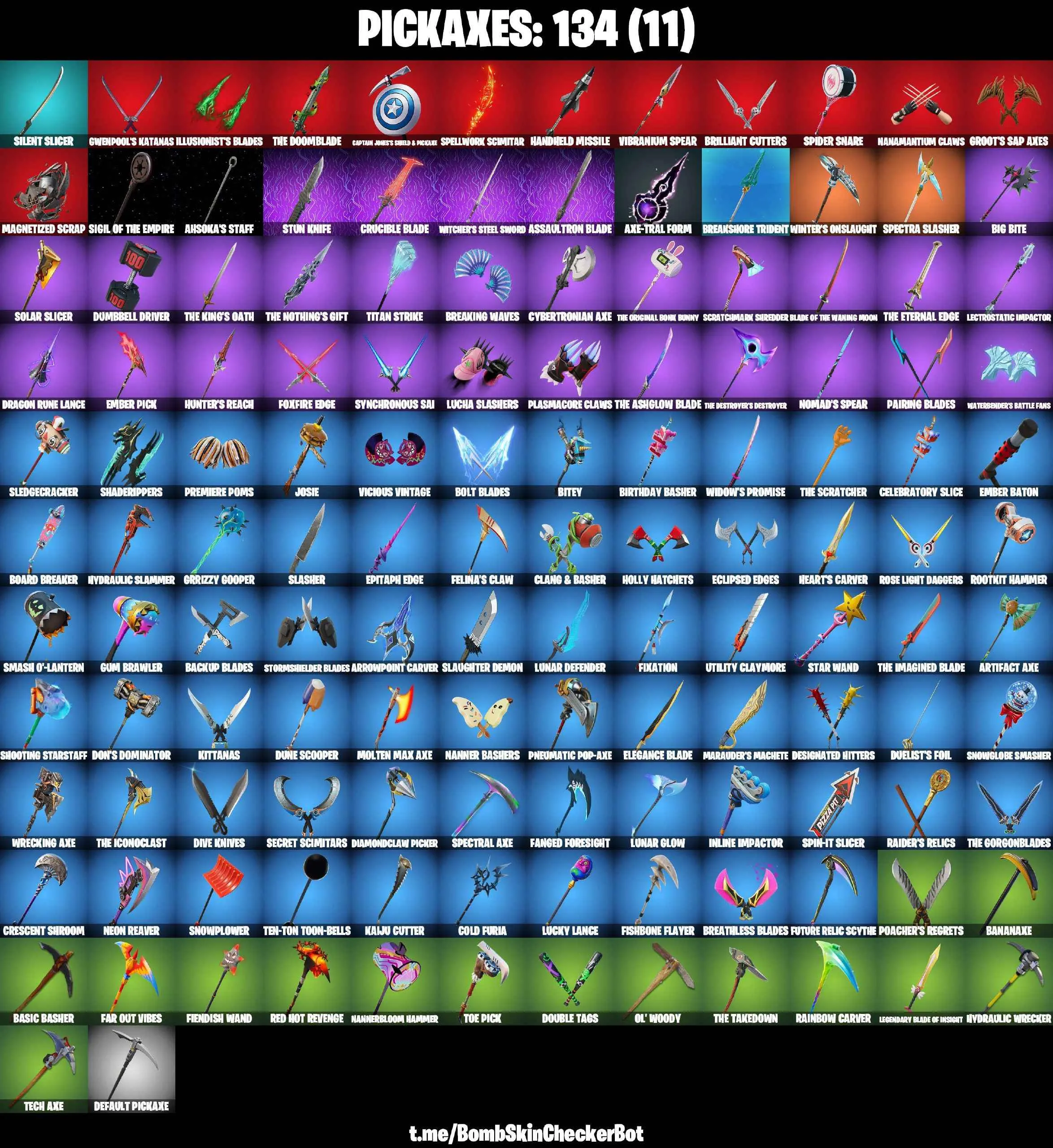 ❤️109 SKINS❤️GET GRIDDY❤️YUJI ITADORI❤️STREETWEAR YUJI ITADORI❤️SPIDER-GWEN STACY❤️SPIDER-MAN(NO WAY HOME)❤️DARTH VADER❤️AHSOKA TANO❤️STAR WAND❤️EREN JAEGER❤️MICHAEL MYERS❤️MAX STYLES(ERA❤️EVIE❤️MYSTICA❤️HESLIE❤️MEOW SKULLS❤️BYTES)❤️AURA❤️MARIPOSA❤️ARTEMIS❤️