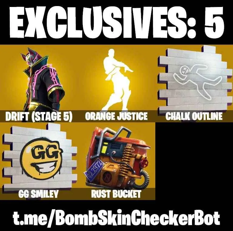 ❤️21 SKINS❤️GET GRIDDY❤️SKULL TROOPER❤️ORANGE JUSTICE❤️ZOEY❤️HOPE❤️DRIFT(STAGE 5)❤️SKULL SCOUT❤️SCARLET COMMANDER❤️SPECTRA KNIGHT(MAX)❤️OMEGAROK(MAX)❤️RUST BUCKET❤️CAN PLAY ON PSN❤️XBOX❤️PC❤️NINTENDO❤️MOBILE❤️100 VBUCKS❤️FULL EMAIL ACCESS❤️