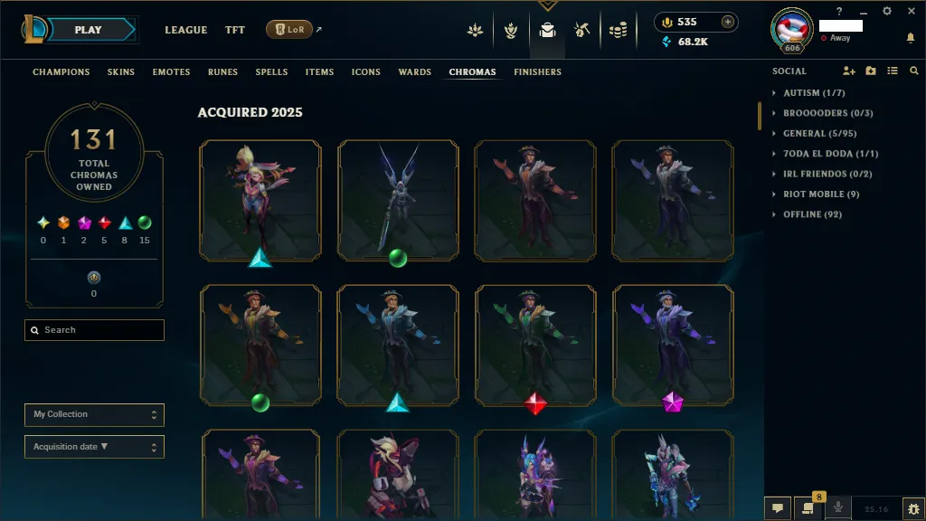 🏆 EUNE New Season⌛ Master 4 +50 LP 🚀  level 606⌛FULL Champ 💯 +236 SKIN🚀+60 k Blue Essence 🏆 Recovery Info ✅ 