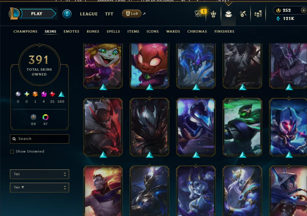 👑(EUW) SILVER II(100% WR, SUPER HIGH ELO) 🚀391 SKIN