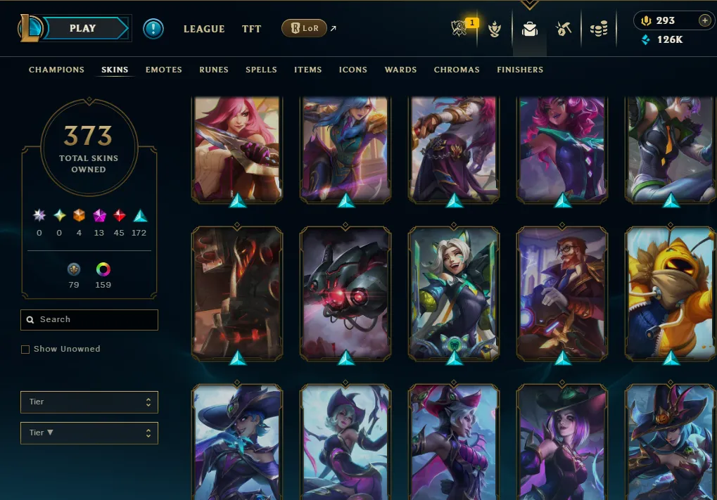 👑(EUW) SILVER III (100% WR, HIGH ELO) 🚀373 SKIN