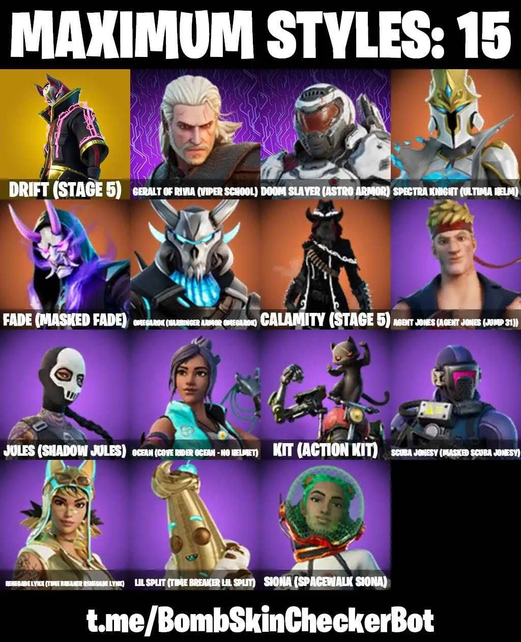 ❤️119 SKINS❤️TAKE THE L❤️LARA CROFT❤️MANDALORIAN❤️ORANGE JUSTICE❤️SKULL RANGER❤️STAR WAND❤️MAYA❤️JULES(MAX)❤️ZOEY❤️TSUKI 2.0❤️EVIE❤️CHARLOTTE❤️MARIPOSA❤️MEOW SKULLS❤️TOONA FISH❤️DRIFT(STAGE 5)❤️ASTROWORLD CYCLONE❤️SNOWFLAKE❤️SKULLY SCEPTRE❤️CAN PLAY ON PSN❤️