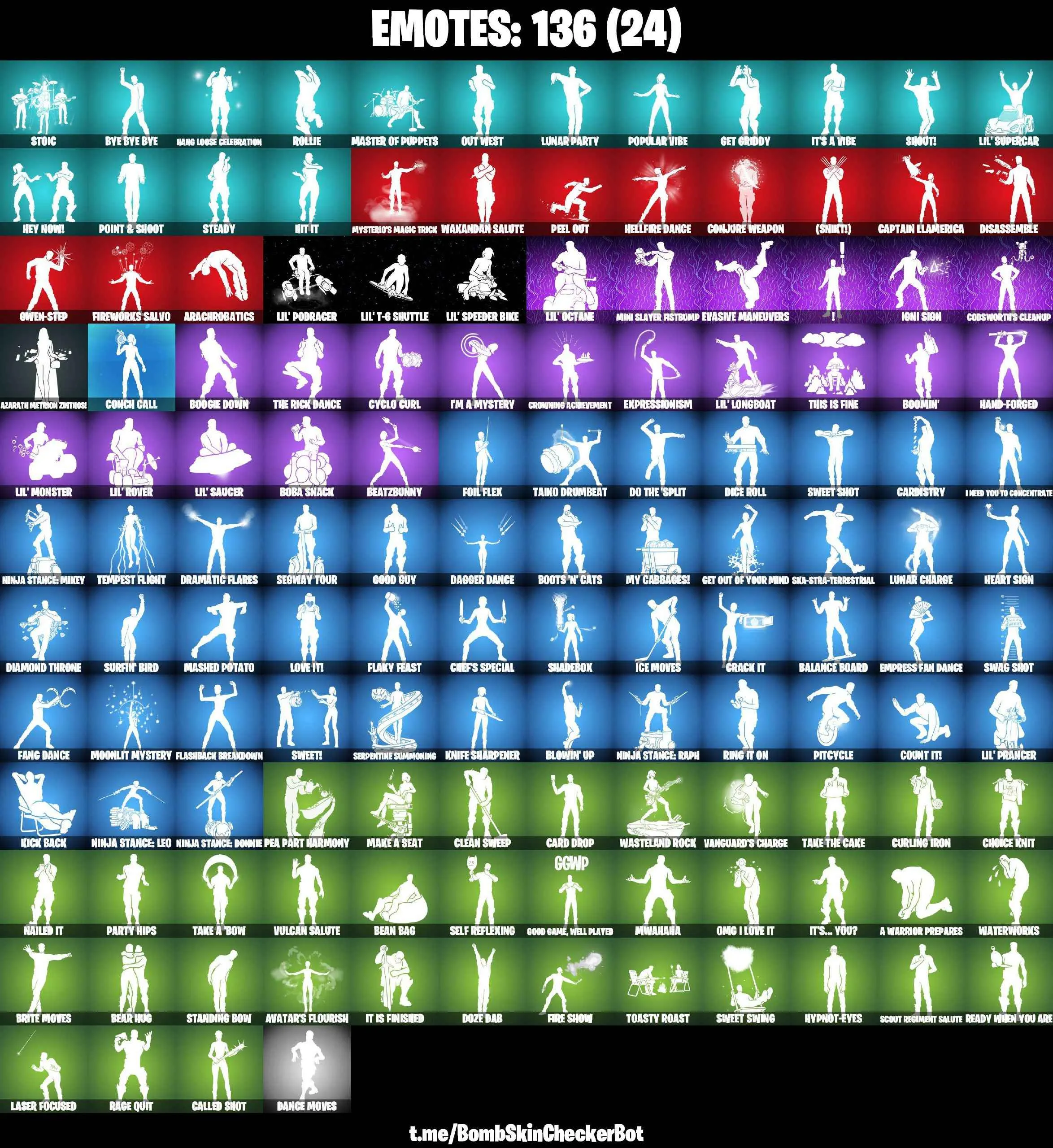 ❤️152 SKINS❤️GET GRIDDY❤️GOLDEN LARA CROFT❤️FULL BESKAR MANDALORIAN❤️RACHEL ROTH❤️GILDED SPIDER-MAN❤️SPIDER-GWEN❤️CLONE TROOPER❤️AHSOKA TANO❤️PREADATOR❤️EREN JAEGER❤️ERA(MAX)❤️MYSTICA(MAX)❤️MARIPOSA❤️CHARLOTTE❤️KOR❤️TSUKI 2.0❤️ARTEMIS❤️HELSIE❤️EVIE❤️