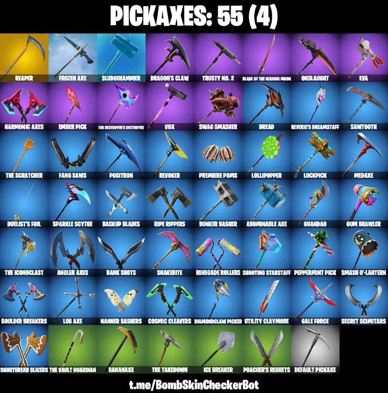 ❤️69 SKINS❤️TAKE THE L❤️THE REAPER❤️ELITE AGENT❤️OMEGA❤️WHIPLASH❤️CATALYST(MAX)❤️ORANGE JUSTICE❤️MOGUL MASTER❤️ZOEY❤️REVERIE❤️HOPE❤️BULSSEYE❤️CARBIDE(STAGE 5)❤️PEELY❤️SNOWFLAKE❤️ASTROWORLD CYCLONE❤️ICE BREAKER❤️PEPPERMINT PICK❤️CAN PLAY ON PSN❤️XBOX❤️PC❤️