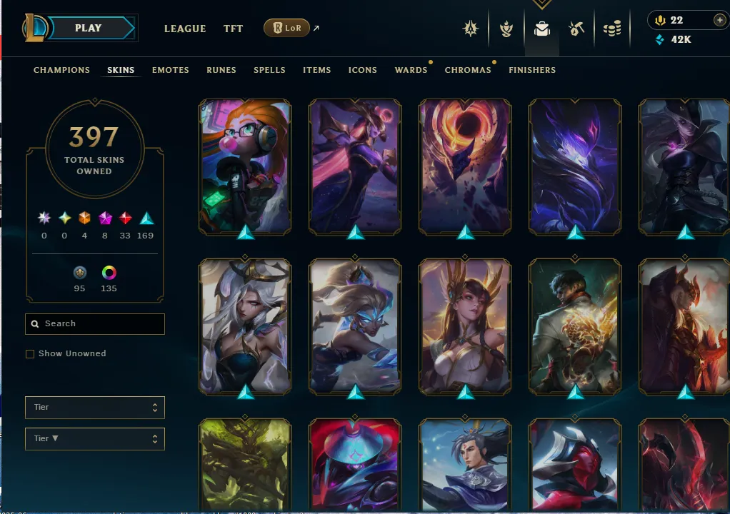 👑(EUW) DIAMOND IV (LAST SS, SUPER HIGH ELO) 🚀397 SKIN