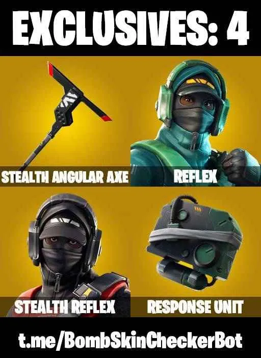 ❤️11 SKINS❤️REFLEX❤️STEALTH REFLEX❤️MEDUSA❤️APHRODITE❤️CADE❤️HYBRID(STAGE 4)❤️BLACKHEART(STAGE 8)❤️CAN PLAY ON PSN❤️XBOX❤️PC❤️NINTENDO❤️MOBILE❤️100 VBUCKS❤️FULL EMAIL ACCESS❤️