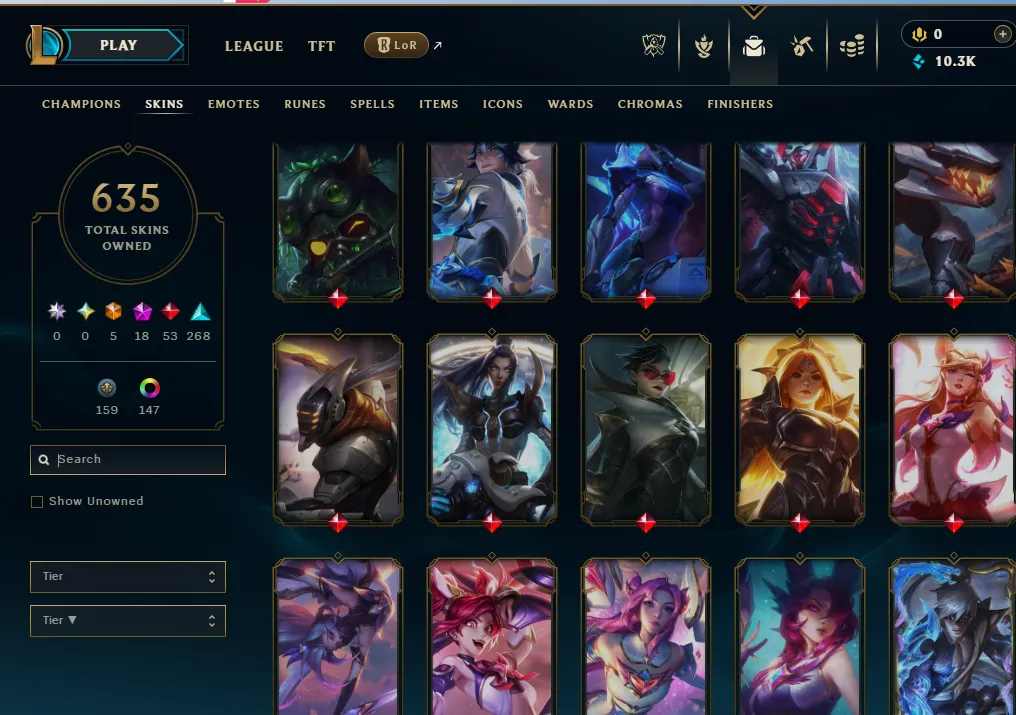 👑(EUW) GOLD III (100% WR, SUPER HIGH ELO) 🚀600+ SKIN