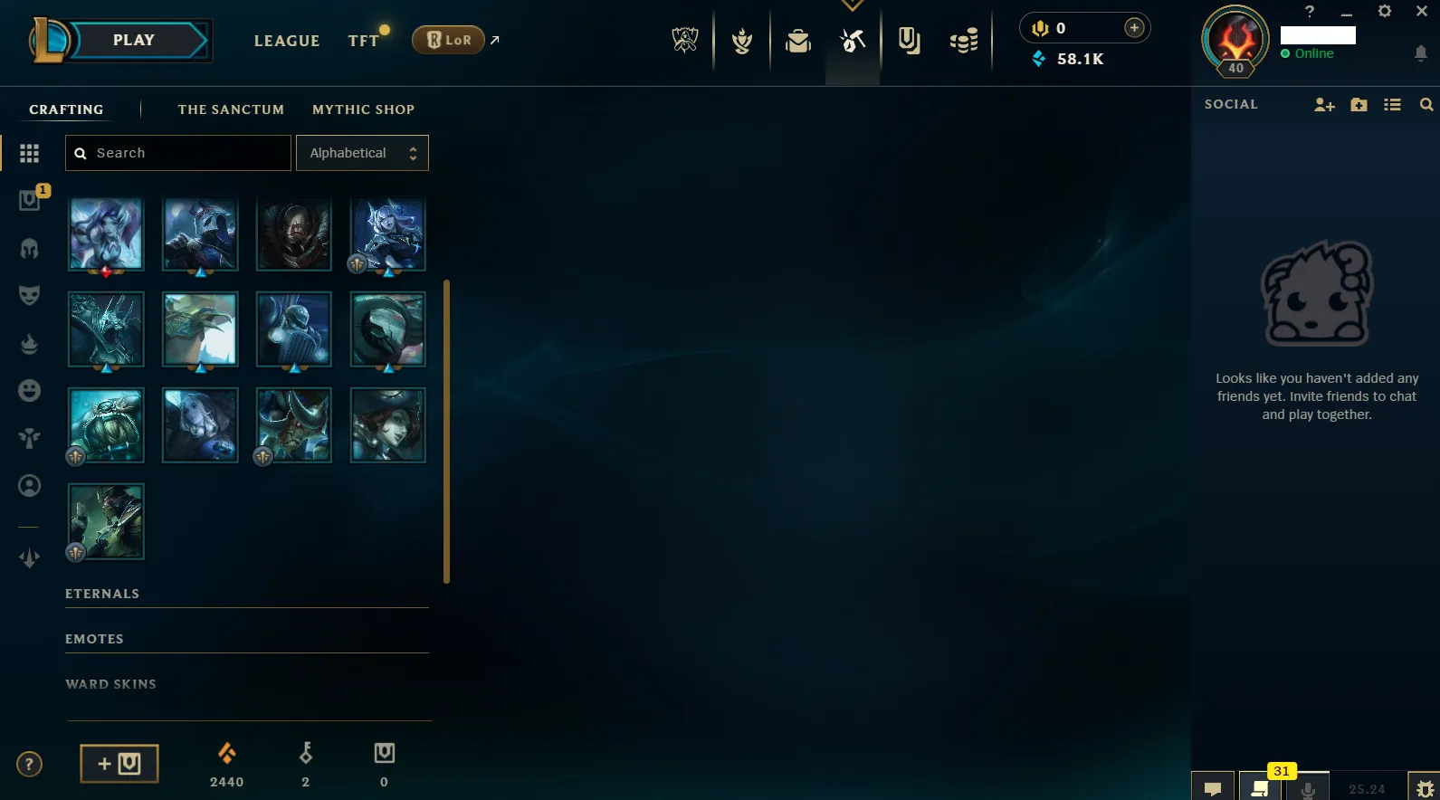 🌎NA 🔥S15⭐️Bronze 2 🏆40 Champion ☢️2 Skins (Owend) 13 Shards 🔥58k+ BE☢️🔥Honor 4 🚀instant