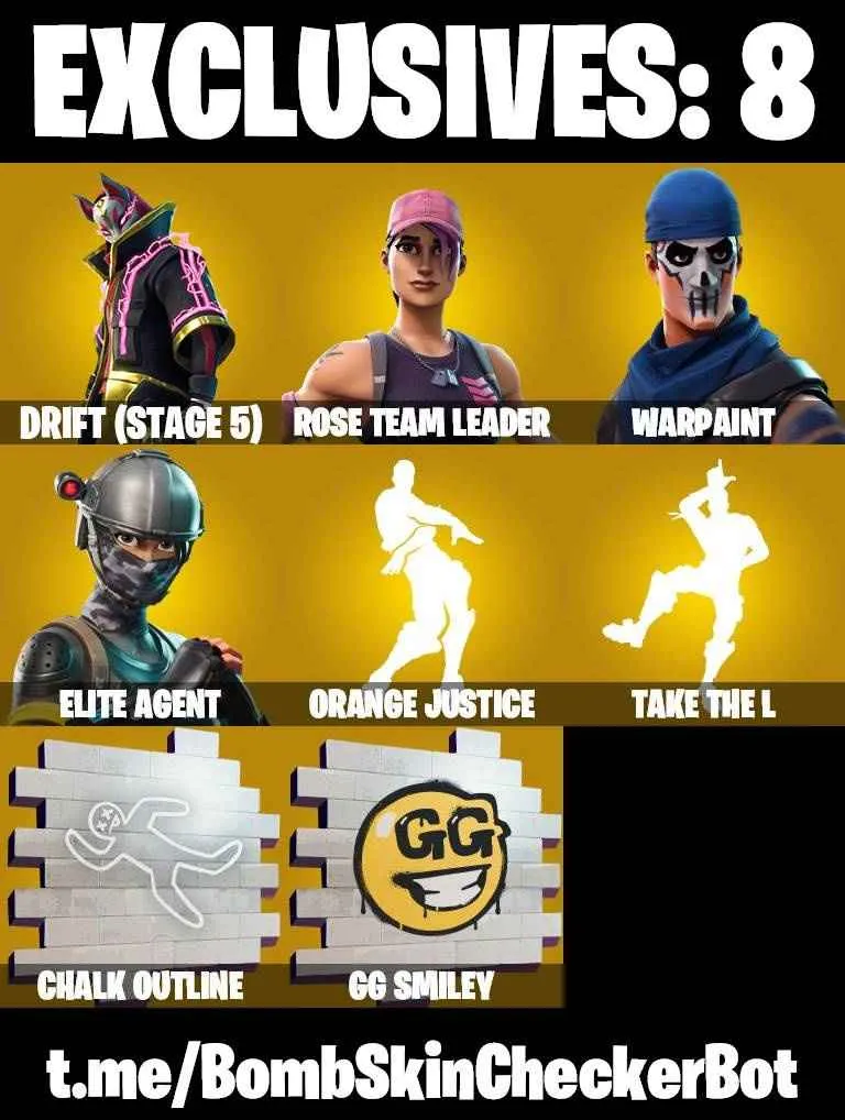 ❤️15 SKINS❤️TAKE THE L❤️ELITE AGENT❤️OG STW❤️CUDDLEPOOL❤️ORANGE JUSTICE❤️ZOEY❤️DRIFT(STAGE 5)❤️DARK VOYAGER❤️TEKNIQUE❤️MISSION SPECIALIST❤️MOONWALKER❤️CAN PLAY ON PSN❤️XBOX❤️PC❤️NINTENDO❤️MOBILE❤️0 VBUCKS❤️FULL EMAIL ACCESS❤️