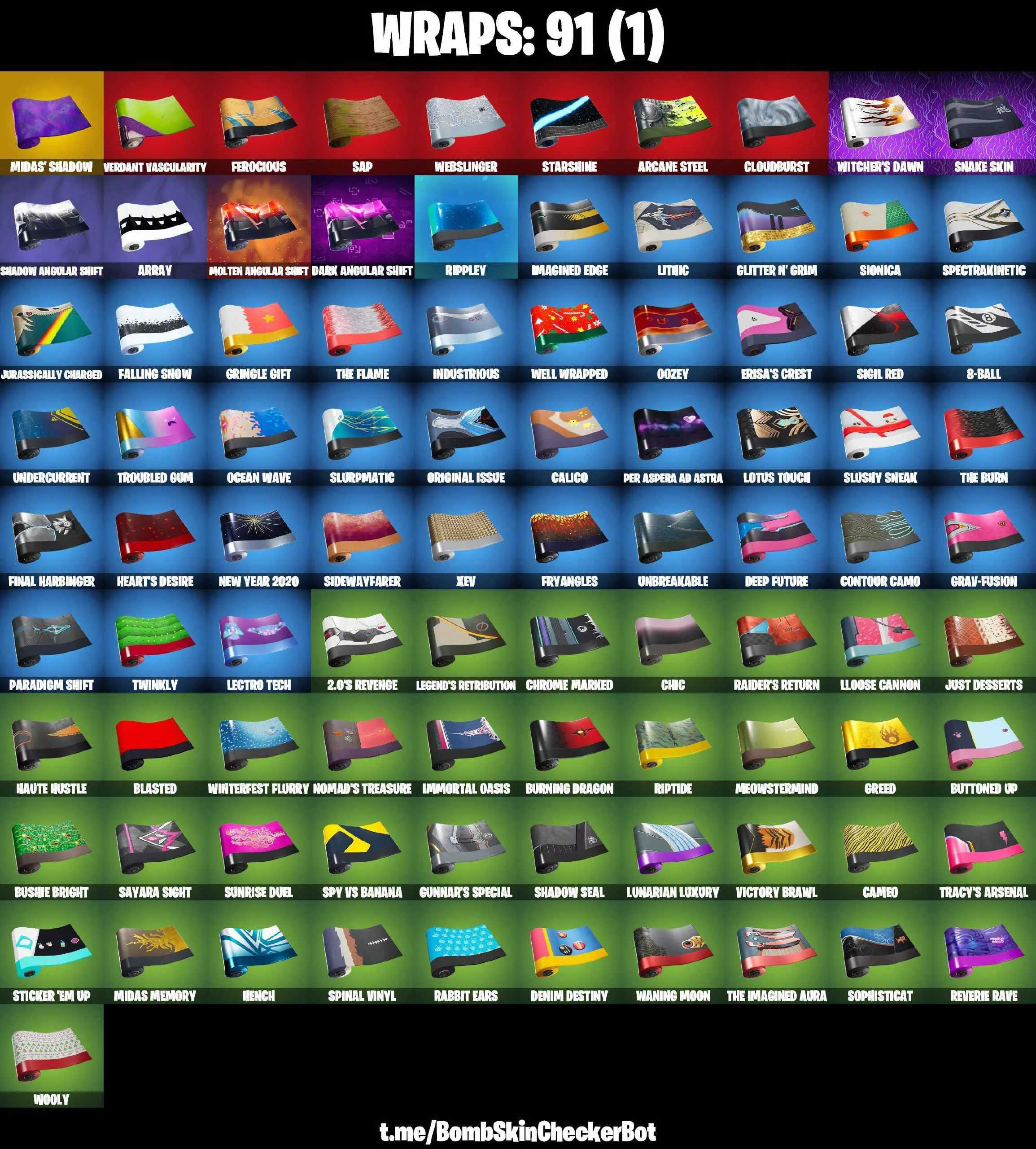 ❤️130 SKINS❤️TRACY TROUBLE❤️DIAMOND PONY❤️WHIPLASH❤️MANDALORIAN❤️SPIDER-GWEN❤️SPIDER-MAN❤️GOLDEN MIDAS❤️MAYA❤️JULES(MAX)❤️REVERIE❤️AURA❤️MEOW SKULLS❤️AGENT PEELY❤️SKYE❤️NOG OPS❤️ASTROWORLD CYCLONE❤️ICE BREAKER❤️PEPPERMINT PICK❤️CAN PLAY ON XBOX❤️PC❤️