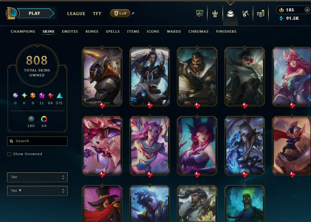 👑(EUW) GOLD IV (100% WR, HIGH ELO) 🚀800+ SKIN
