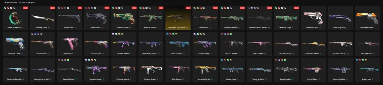 ✨ Imperium Bundle, Champions Vandal 2023 + More Premium Skins 🎨 | EU 🌍 | Email Changeable 📧