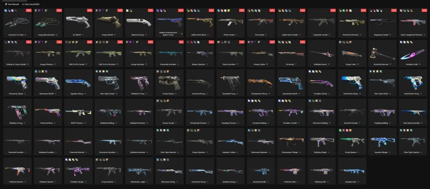 🗡️ Kuronami no Yaiba, ⚔️ Araxys Bio-Atomizers, 🌟 Prime Vandal | 💎 Diamond 2 | 🌍 EU Region | ✉️ Email Changeable | 🎨 82 Skins