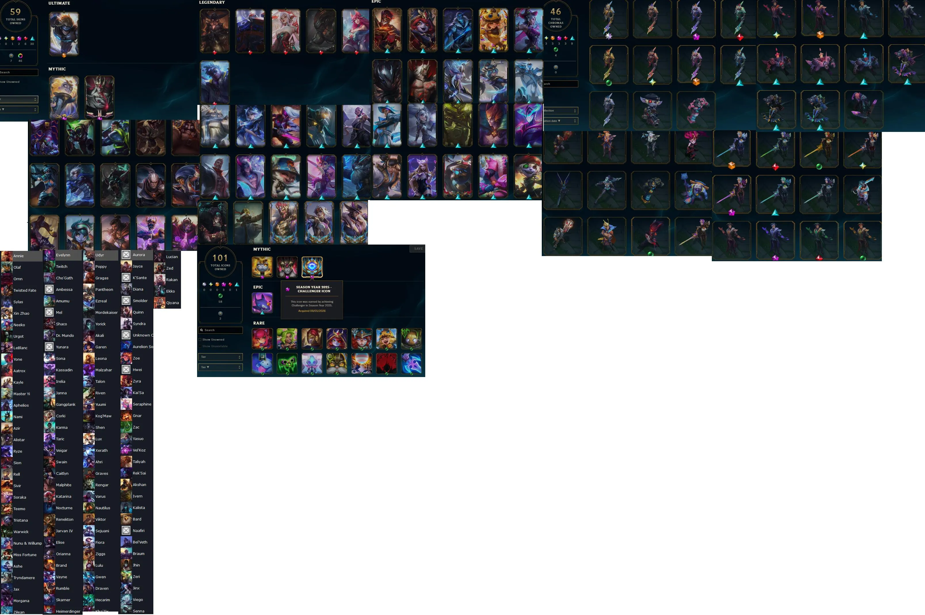 S16🔥LVL151 Grandmaster 450LP 57%WR Handleveled💎136Champs 54Skins 46Chromas🏆Challenger Rewards⭐Name Changeable✅Lifetime Ownership Guarantee - Never Taken Back