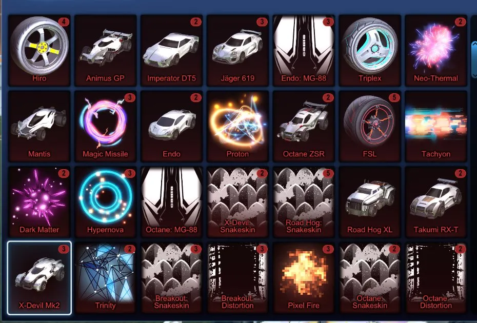 STOCK435 //Fennec, Titanium White Standard Boost, 58 Cars, 32 Black Market, 300+ Premium Items, Wheels, Painted and Rare