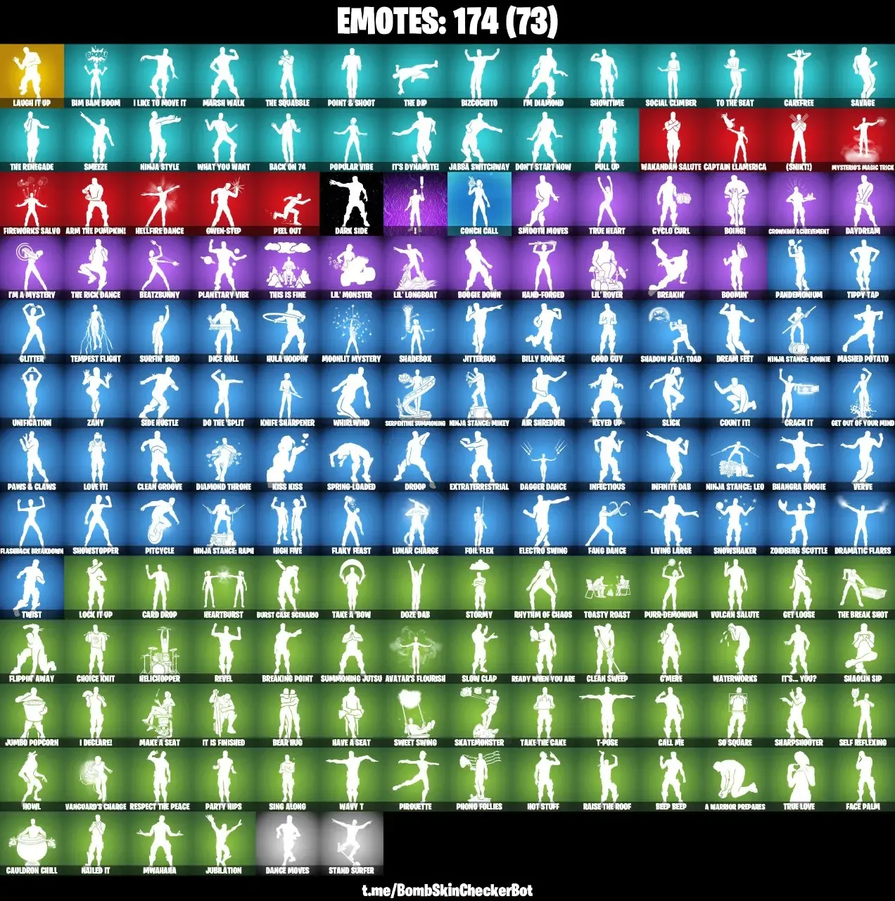 170  Skins |PC/PSN/XBOX| Chun-Li | Ice Spice | Khaby Lame | Inferno Skeleton Balvin | LBC '93 Dogg | Shuri | Emma Frost | Tony Stark | Mystique | Jennifer Walters | Gwenpool | Captain Jones | Storm | BriteStar