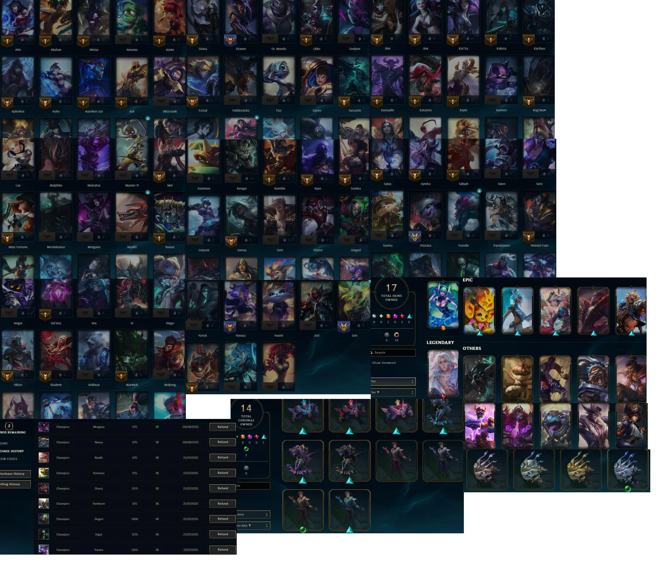 ADC🔥LVL72 Diamond 4 20LP💎103Champs 17Skins 11K BE⭐Name Changeable🏆Diamond Rewards✅Lifetime Ownership Guarantee - Never Taken Back