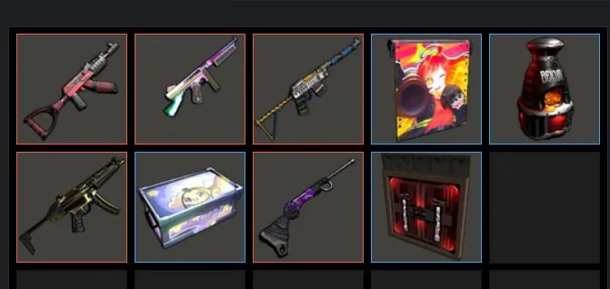 RT214 Rust 84 Twitch Drops 40-46 Rounds ARs AKs MP5s Garage Doors Vending Machines Fridges Lockers 0 Hours PC