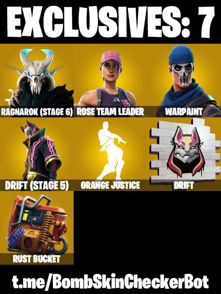 ️64 SKINS ️OG STW ️ORANGE JUSTICE ️MANDALORIAN ️AHSOKA TANO ️PREDATOR