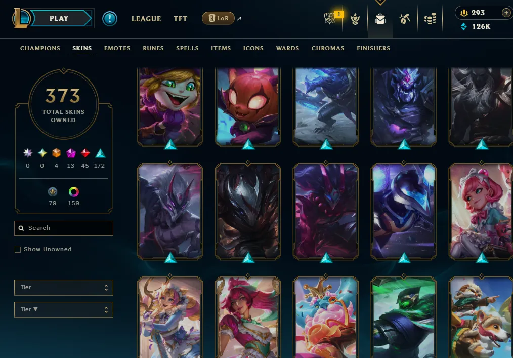 👑(EUW) SILVER III (100% WR, HIGH ELO) 🚀373 SKIN