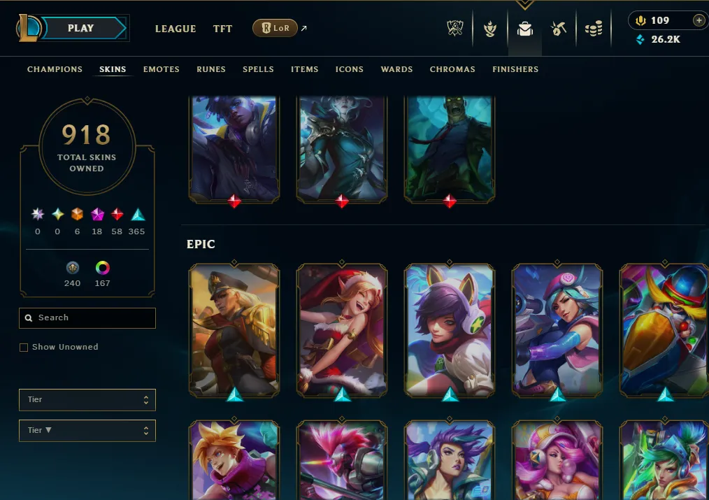 👑(EUW) GOLD IV (100% WR, HIGH ELO) 🚀900+ SKIN