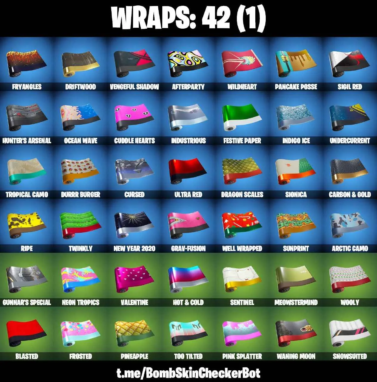 ❤️59 SKINS❤️OG STW❤️MANDALORIAN❤️PREDATOR❤️JULES(MAX)❤️ONESIE(MAX)❤️DRIFT(STAGE 5)❤️CALAMITY(STAGE 5)❤️LYNX(STAGE 4)❤️ZENITH(STAGE 4)❤️HYBRID(STAGE 4)❤️BLACKHEART(STAGE 8)❤️DIRE(MAX)❤️PEELY❤️MARKED MARAUDER❤️ICE BREAKER❤️PEPPERMINT PICK❤️TAKE THE ELF❤️