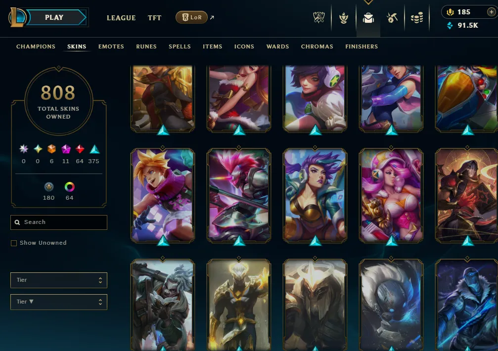 👑(EUW) GOLD IV (100% WR, HIGH ELO) 🚀800+ SKIN