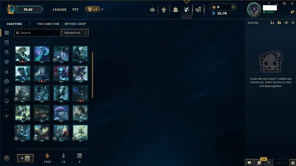 🏆 EUW New Season⌛ Platiunm 2 🚀  level 315  💯 110 Champ +68 (Loot 32) SKIN 🏆 Recovery Info ✅ 