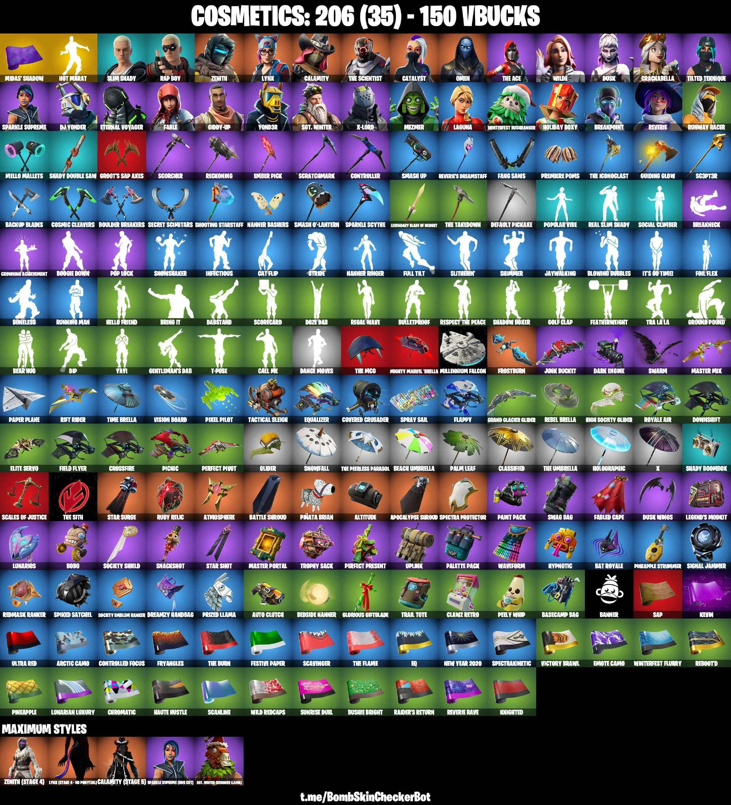 ❤️28 SKINS❤️REVERIE❤️SLIM SHADY❤️CALAMITY(SATGE 5)❤️LYNX(STAGE 4)❤️ZENITH(STAGE 4)❤️LAGUNA❤️TILTED TEKNIQUE❤️HOT MARAT❤️SHIMMER❤️CAN PLAY ON PSN❤️XBOX❤️PC❤️NINTENDO❤️MOBILE❤️150 VBUCKS❤️FULL EMAIL ACCESS❤️