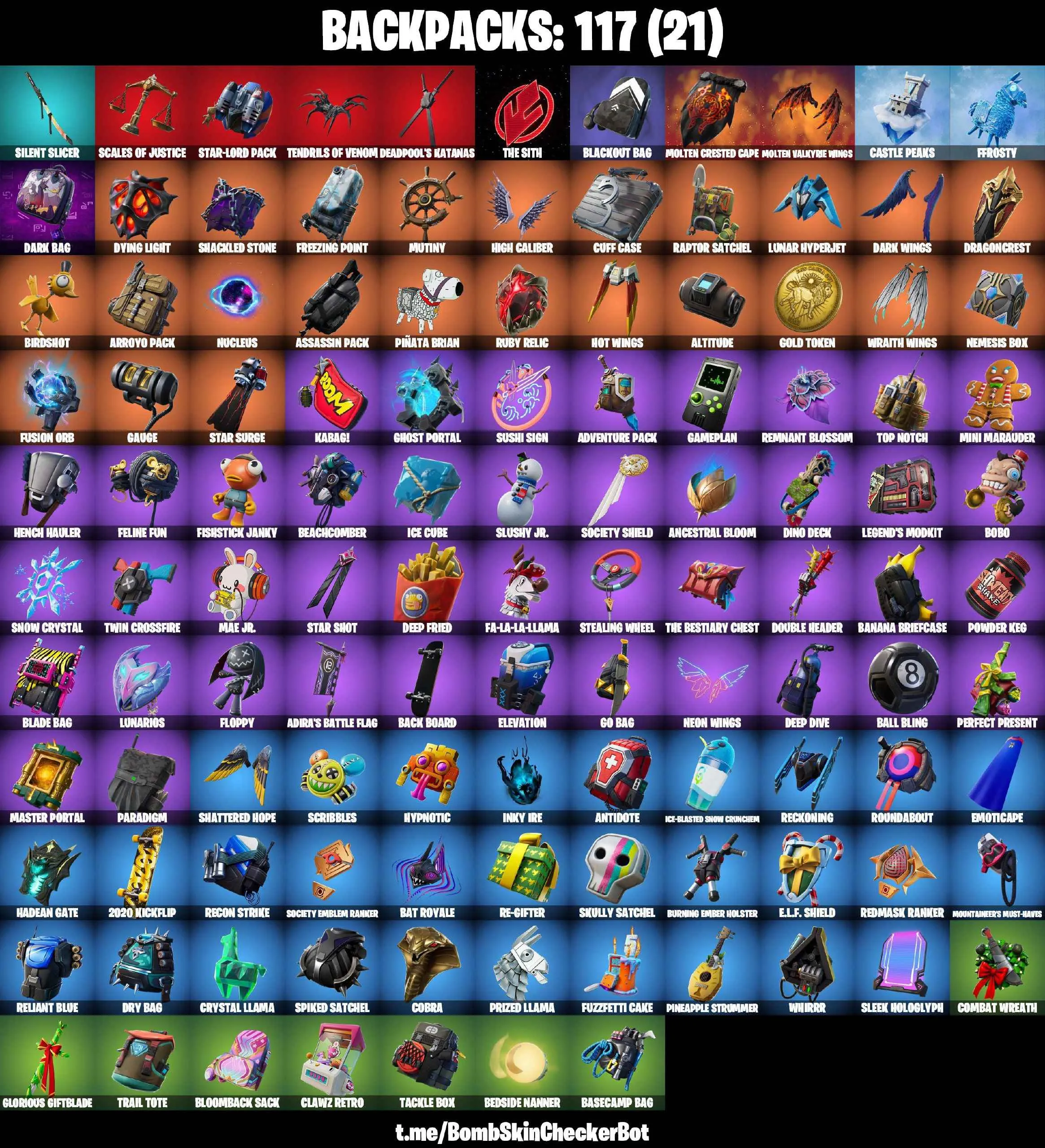 ❤️99 SKINS❤️JOHN WICK❤️SKULL TROOPER❤️212TH BATTALION TROOPER❤️501ST TROOPER❤️WINDMILL FLOSS❤️INTRODUCING❤️MAYA❤️LYNX(STAGE 4)❤️HYBRID(STAGE 4)❤️ZENITH(STAGE 4)❤️BLACKHEART(STAGE 8)❤️8-BALL(MAX)❤️AGENT PEELY❤️MERRY MARAUDER❤️VERGE❤️REAPER❤️PEPPERMINT PICK❤️