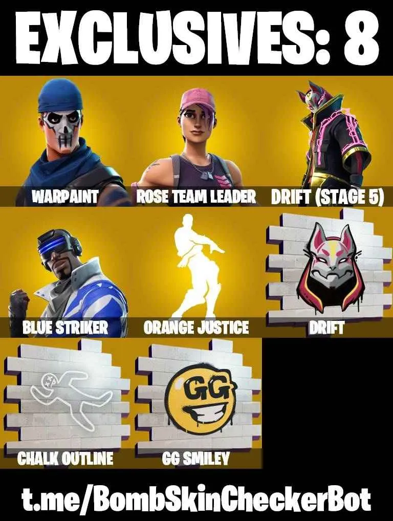 ❤️29 SKINS❤️OG STW❤️ORANGE JUSTICE❤️ZOEY❤️HOPE❤️DRIFT(STAGE 5)❤️HYBRID(STAGE 4)❤️BLACKHEART(STAGE 8)❤️SPECTRA KNIGHT(MAX)❤️OVERTAKER❤️CAN PLAY ON PSN❤️XBOX❤️PC❤️NINTENDO❤️MOBILE❤️425 VBUCKS❤️FULL EMAIL ACCESS❤️