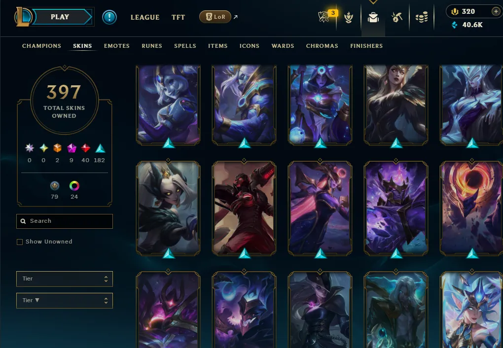 👑(EUW) UNRANKED ( HIGH ELO ) 🚀397 SKIN